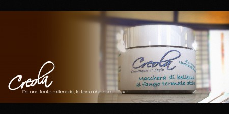 Maschera facciale al fango termale vulcanico